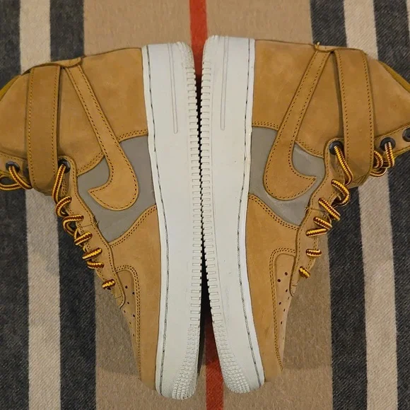 Nike Air Force 1 "Wheat" Size Y 7 - Picture 4 of 5